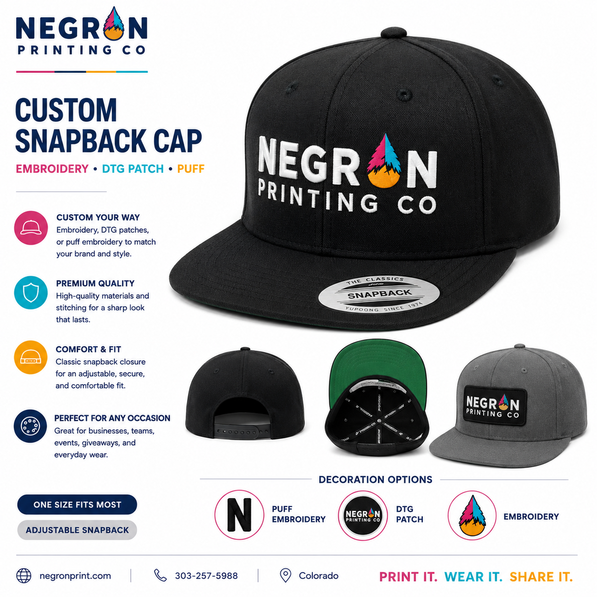 Custom Snapback Cap
