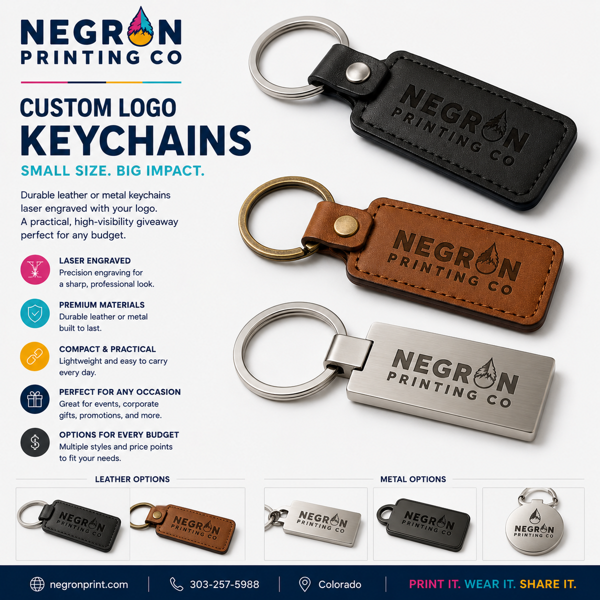 Custom Keychain (Pack of 100)