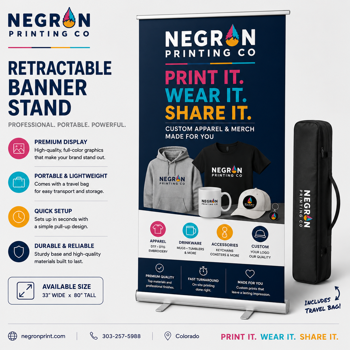 Retractable Banner Stand