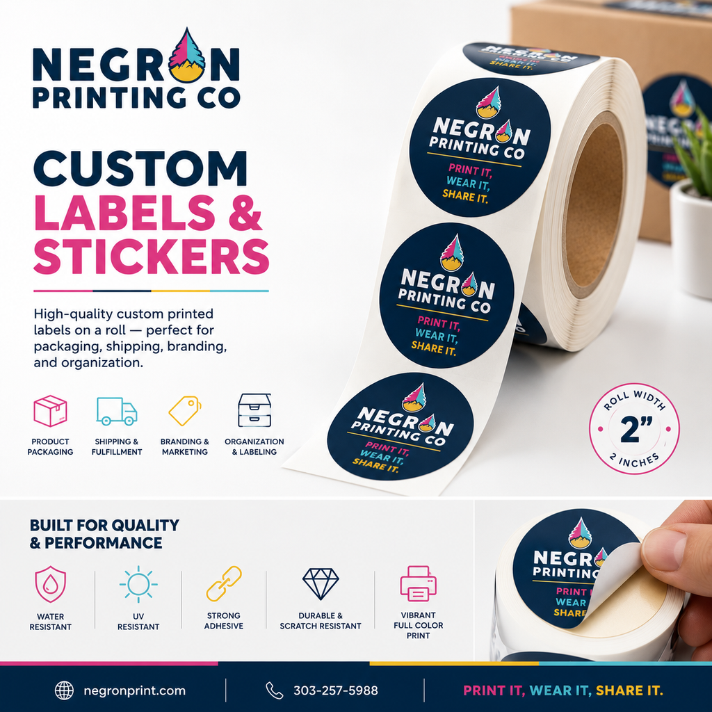 Custom Labels 2x2" (Roll of 250)
