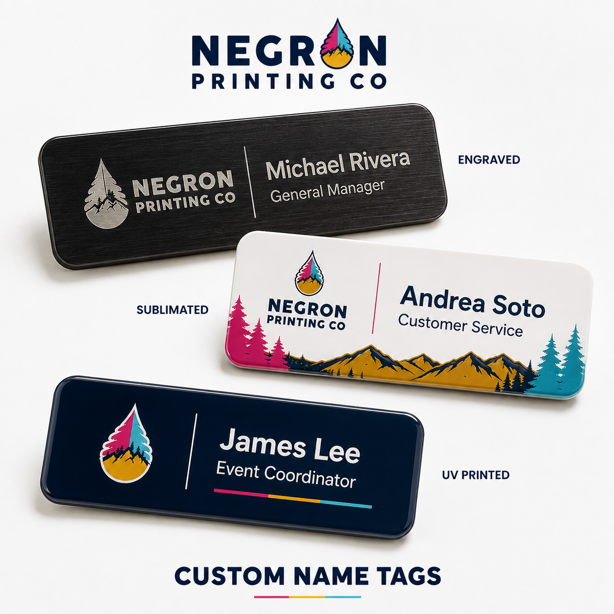 Custom Name Tags & Badges