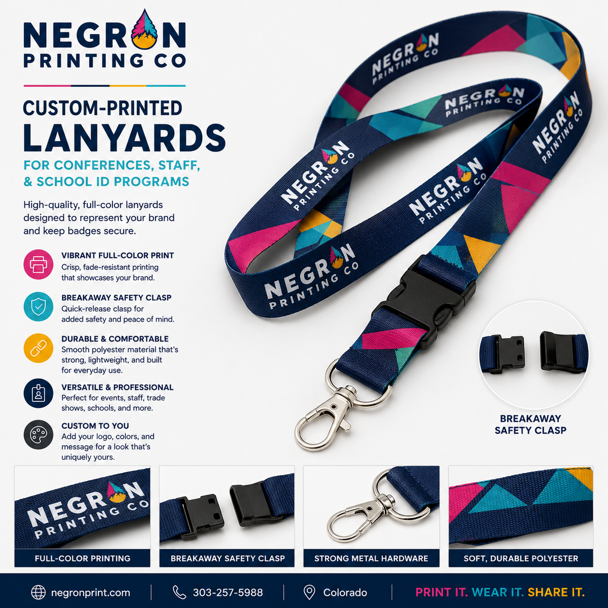 Custom Lanyard with Badge Holder